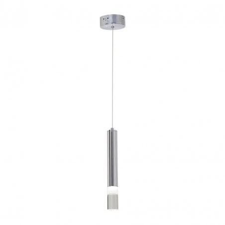 Lampy-sufitowe - lampa wisząca podłużna tuba chromowa led 5w ice ml321 eko-light 