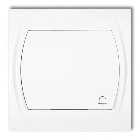 Wlaczniki-i-przyciski-dzwonkowe - lwp-4l przycisk dzwonkowy biały z podświetleniem logo karlik 