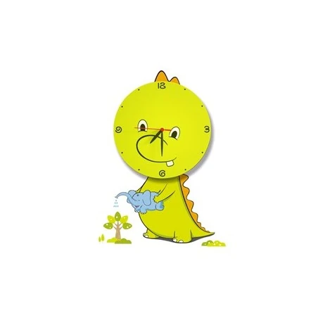 Oswietlenie-do-pokoju-dzieciecego - lampka dziecięca z zegarem smok led 0,6w dragon ml146 eko-light 