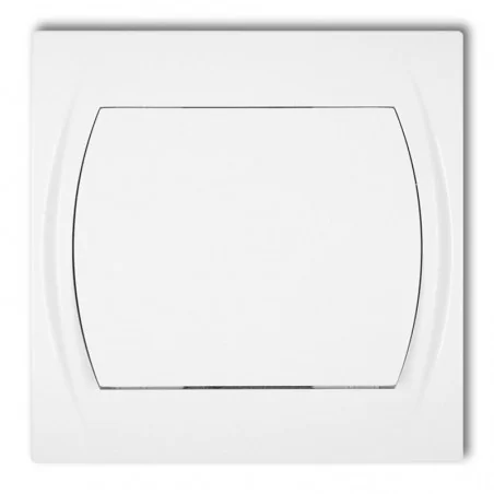 Wylaczniki-jednobiegunowe - włącznik jednobiegunowy podświetlany lwp-1l  1x biały logo karlik 