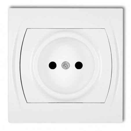 Gniazda-elektryczne - lgp-1 mechanizm gniazda pojedynczego bez uziemienia logo karlik 