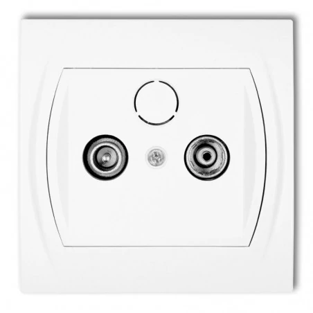 Gniazda-antenowe - gniazdo abonenckie rtv lg2k końcowe 2db logo karlik 