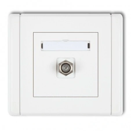 Gniazda-antenowe - gniazdo antenowe pojedyncze typu f (sat) niklowane fgf-1 flexi karlik 