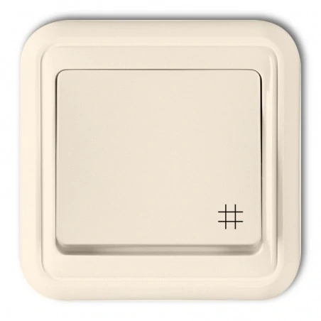 Gniazda-wlaczniki-i-akcesoria - 1wpt-6 beżowy wyłącznik krzyżowy podtynkowy ip20 liza karlik 