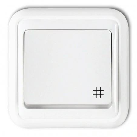 Wylaczniki-krzyzowe - wpt-6 włącznik krzyżowy biały liza karlik 