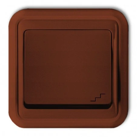 Wylaczniki-schodowe - 4wpt-3 włącznik klatkowy na schody brąz liza karlik 