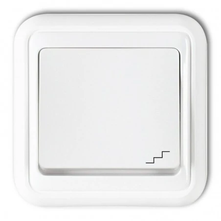 Wylaczniki-schodowe - wpt-3l włącznik schodowy podświetlany biały liza karlik 