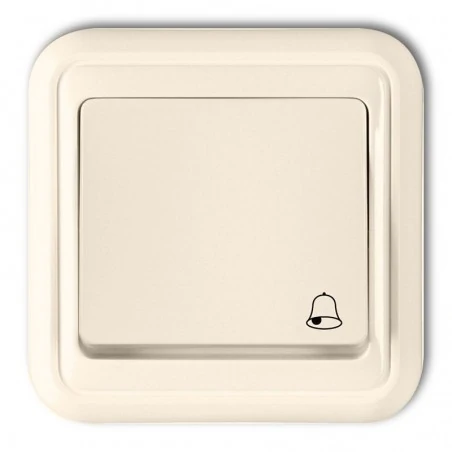 Wlaczniki-i-przyciski-dzwonkowe - 1wpt-4 przycisk dzwonkowy zwierny beżowy liza karlik 