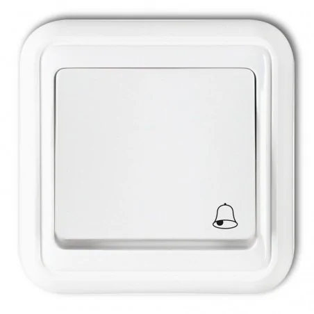 Wlaczniki-i-przyciski-dzwonkowe - wpt-4 przycisk dzwonkowy zwierny biały liza karlik 