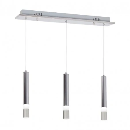 Lampy-sufitowe - lampa wisząca potrójny zwis nad wyspę kuchenną ice 15w led 4000k ml322 eko-light 