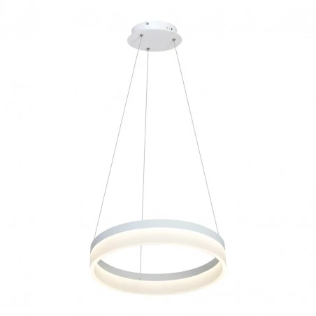 Lampy-sufitowe - lampa sufitowa białe koło led 24w 4000k ring eko-light 