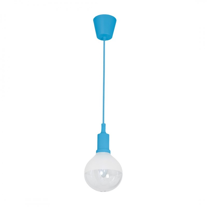 Lampy-sufitowe - lampa wisząca żarówka bubble blue 5w e14 led ml457 eko-light firmy EKO-LIGHT 
