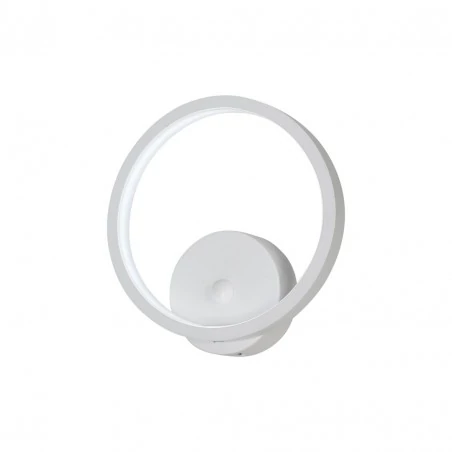 Kinkiety-do-salonu - kinkiet biały z okrągłym led-em 12w 4000k vertigo ml174 eko-light 