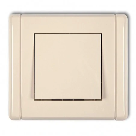 Wylaczniki-jednobiegunowe - włącznik jednobiegunowy 1fwp-1 beż flexi karlik 