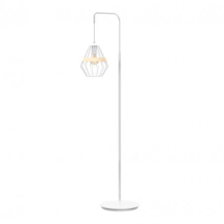 Lampy-stojace - lampa podłogowa industrialna e27 60w cliff white mlp5522 eko-light 
