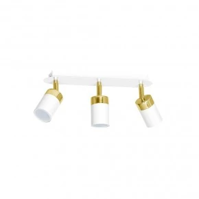 Lampa sufitowa JOKER WHITE/GOLD 3xGU10