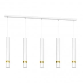 Lampa wisząca JOKER WHITE/GOLD 5xGU10