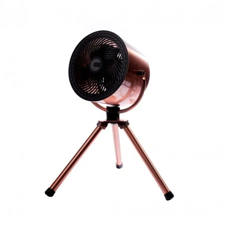 Wentylatory-podlogowe - wentylator stojący miedziany 40w tripod copper mlw559 eko-light 