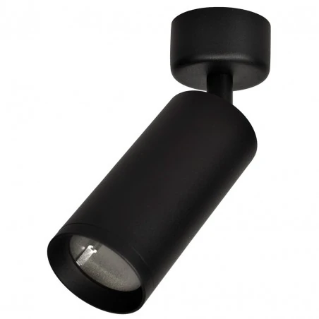 Lampy-sufitowe - czarny spot oświetleniowy ruchomy 1xgu10 mica ml6088 eko-light 