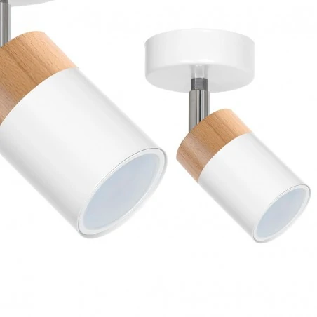 Kinkiety-do-salonu - biały kinkiet na żarówkę gu10 joker mlp6299 eko-light 