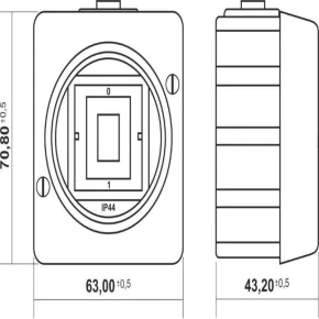 Wlaczniki-i-przyciski-dzwonkowe - whs-4 przycisk dzwonkowy biały ip44 natykowy senior karlik 