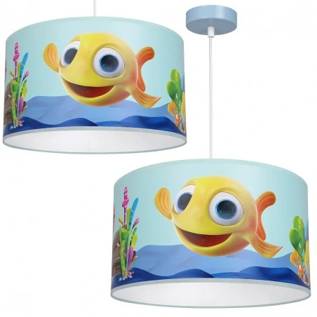 Oswietlenie-do-pokoju-dzieciecego - lampa wisząca rybka minimini do pokoju dziecka e27 30cm eko-light 