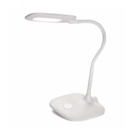 Lampki-biurkowe - lampa biurkowa elastyczna led 6,5w stella biała emos z7602w 