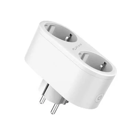 Gniazda-elektryczne - gniazdo podwójne sterowane smartfonem wi-fi tuyasmart 315922 polux 