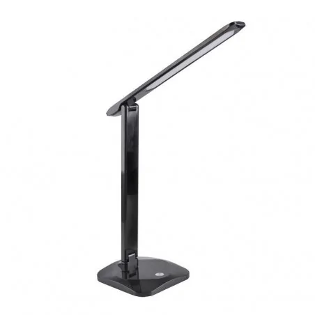 Lampki-biurkowe - nowoczesna lampka biurkowa led ze zmienną barwą światła czarna 9w toledo 316653 polux 
