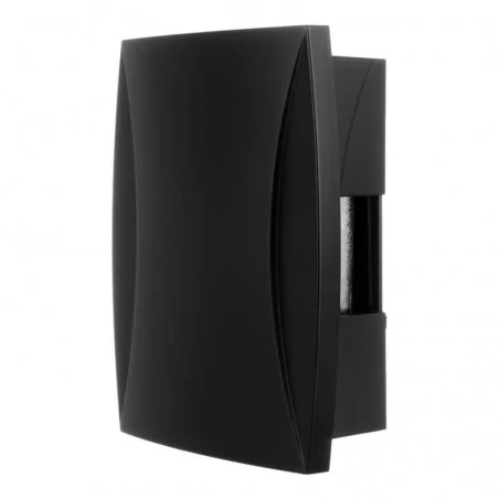Dzwonki-do-drzwi-przewodowe - gong dwutonowy dzwonek przewodowy czarny bim-bam 230v gns-921-czn zamel 