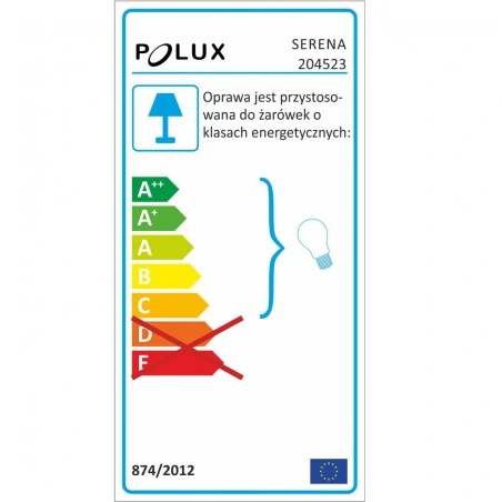 Lampy-ogrodowe-stojace - lampa ogrodowa serena szara tuba+rastry 45cm e27 polux 