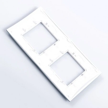 Ramki-instalacyjne - unica viva błękitna ramka na 2 gniazda v6.004.873 schneider electric 