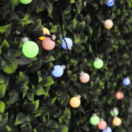 Swiecace-kule-i-girlandy - girlanda solarna  milk party żarówki multikolor 30 led kulki 315304 polux 