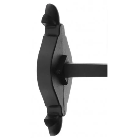 Kinkiety-ogrodowe - elegancki kinkiet ogrodowy skierowany w górę czarny ip44 styl-4311 rum-lux 