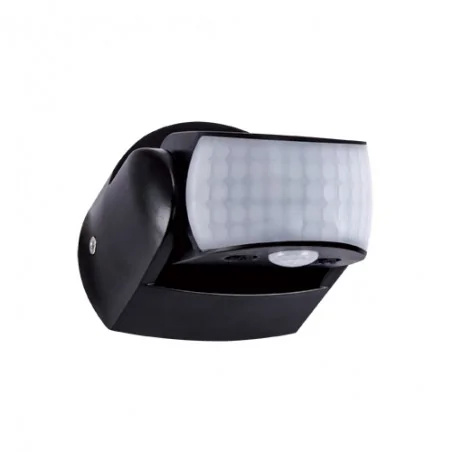 Czujniki-ruchu - czarny czujnik ruchu zewnętrzny ip 652xpir patrol black 03925 ideus 