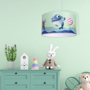 Oswietlenie-do-pokoju-dzieciecego - lampa sufitowa wisząca do pokoju niemowlaka delfinka finka minimini 1xe27 eko-light 