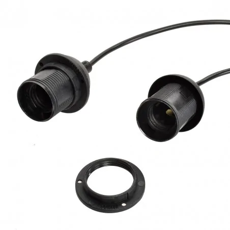 Lampy-sufitowe - geometryczna lampa wisząca potrójna czarny/złoty 3xe27 lupo mlp6271 eko-light 