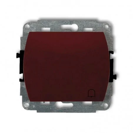 Wlaczniki-i-przyciski-dzwonkowe - przycisk zwierny dzwonek brązowy trend 4wp-4 karlik 