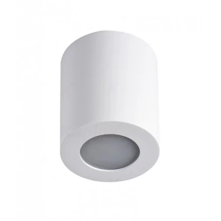 Oprawy-sufitowe - oprawa sufitowa punktowa do łazienki biała ip44 gu10 sani 29240 kanlux 