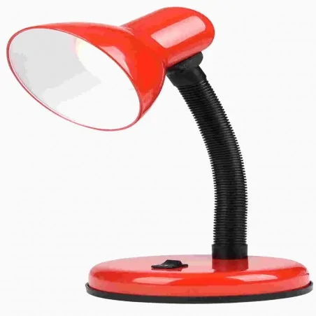 Lampki-biurkowe - czerwona lampka na biurko led czerwona 5w 3000k tami polux 