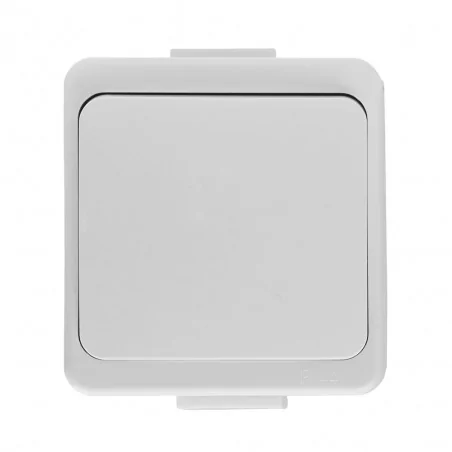 Wylaczniki-jednobiegunowe - włącznik pojedynczy natynkowy biały ip44 wnt-1s smart abex 