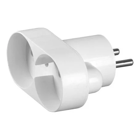 Rozgalezniki - rozgałęziacz podwójny na 2 gniazda bez uziemienia 2x2p r-260 abex 