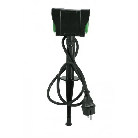 Gniazda-elektryczne - wbijany przedłużacz do ogrodu na 4 gniazda pw-2/4 rum-lux 