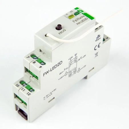 Sterowniki-i-odbiorniki - sterownik radiowy dwukanałowy 12 v dc 2x6a fw-led2d f&f 