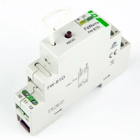 Sterowniki-i-odbiorniki - radiowy przekaźnik bistabilny fw-r1d 16a ac/dc szyna th f&f 