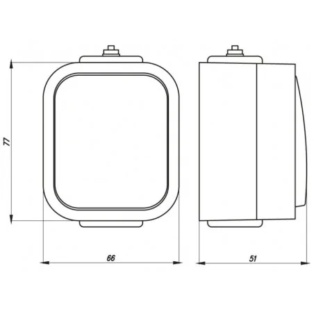 Wylaczniki-krzyzowe - biały włącznik krzyżowy natynkowy b2 wnt-8b2 9001552 abex 