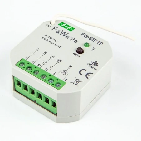 Sterownik-rolet - radiowy sterownik rolet fw-str1p 230v 0,6a puszka f&f 