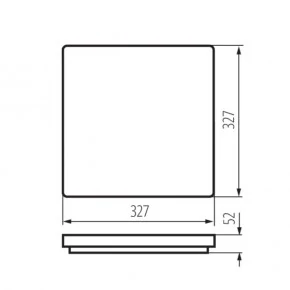 Plafony - mocna plafoniera led hermetyczna z czujnikiem ruchu 36w 4000k varso hi 26986 kanlux 