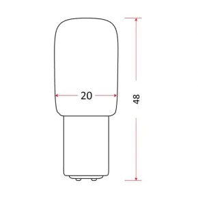 Zarowki-tradycyjne - żarówka do maszyn do szycia 15w b15d  230v rum-lux 