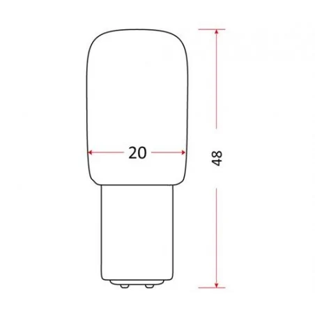 Zarowki-tradycyjne - żarówka do maszyn do szycia 15w b15d  230v rum-lux 